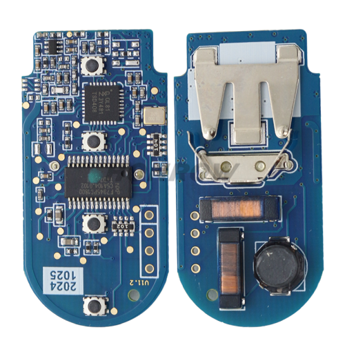 For BMW CAS4 FEM smart card OM-F434 4 button remote PCB With 434MHZ PCF7953P /  Korean market