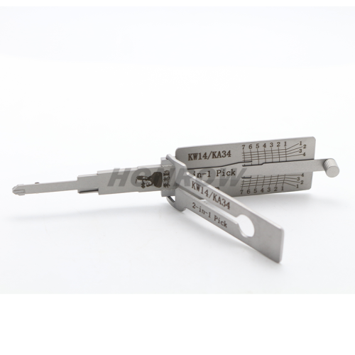 Lishi KW14 KA34 2 in 1  lock pick and decoder used for Kawasaki motorbike
