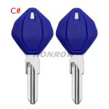 For Ducati Motorcycle  key blank with right blade