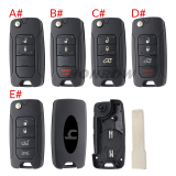 For Chrysler Jeep 2/2+1/3/3+1/4 button flip remote key blank