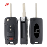 For Chrysler Jeep 2/2+1/3/3+1/4 button flip remote key blank