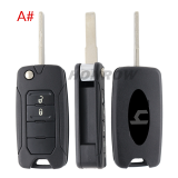 For Chrysler Jeep 2/2+1/3/3+1/4 button flip remote key blank