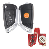 XHORSE XKKF06EN Wire Remote Key Knife Flip 3 Buttons