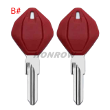 For Ducati Motorcycle  key blank with right blade
