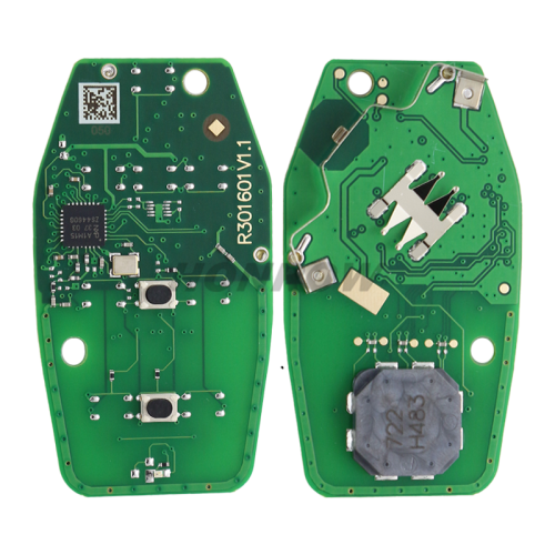 For Jeep Wrangler Remote key 2 Button ASK433 MHz Folding Remote Key SIP22 PCF7939M / HITAG AES / 4A CHIP FCC ID:OHT1130261 OE #:68416784AA