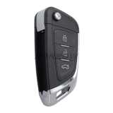 XHORSE XKKF06EN Wire Remote Key Knife Flip 3 Buttons