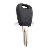 For Fiat transponder key blank black color with GT10 Key balde