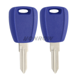 For Fiat transponder key blank blue color with GT10 Key balde