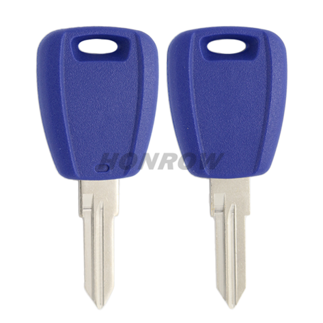 For Fiat transponder key blank blue color with GT10 Key balde