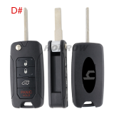 For Chrysler Jeep 2/2+1/3/3+1/4 button flip remote key blank