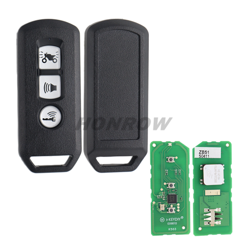 KEYDIY ZB51-3 Universal KD Smart Key Remote for KD-X2 KD Car Key Remote Fit More than 2000 Models