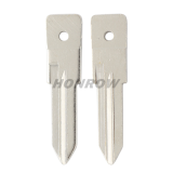 For Fiat transponder key blank black color with GT10 Key balde