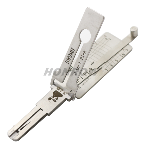 Original Lishi For BW9MH BMW motorcycle 2 in 1 lockpick and decoder genuine