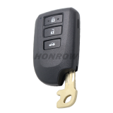 For ToyotaYaris 3 button Smart Remote Key with 433MHz 8A Chip Model: BF2EK 89904-52491  89904-52492