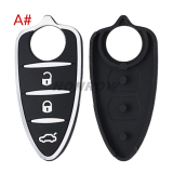 For Alfa 3 button remote key pad black color