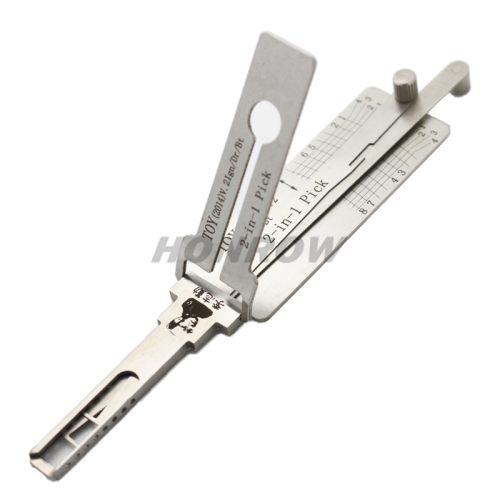 Original Lishi For TOY2014 V2 toyota 4 track 2 in 1 decode and lockpick