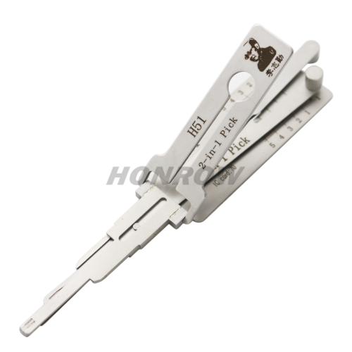 Original Lishi 2-in-1 Pick Decoder Tool FO6/H51 For Ford Door Lock Anti Glare Type