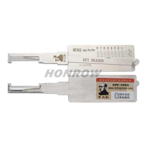 Original Lishi HU92 Ign/Dr/Bt key reader