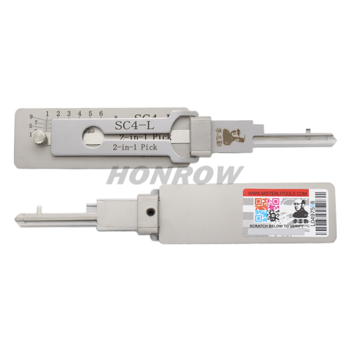 Original LISHI SC4-L 2in1 Tool  2 In 1 Door Locks Lock Pick Lock Smith Tool