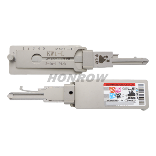 Original LISHI KW1-L 2in1 Tool  2 In 1 Door Locks Lock Pick Lock Smith Tool