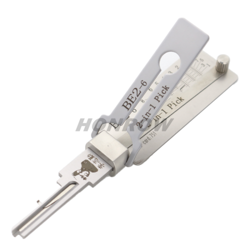 Original LISHI BE2-6 2in1 Tool  2 In 1 Door Locks Lock Pick Lock Smith Tool