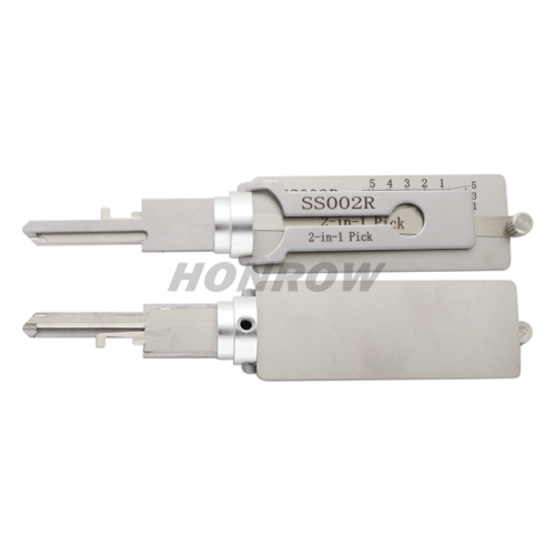 SS002R 2-in-1 Locksmith Tool S-Groove Lockping Door Lock Tool
