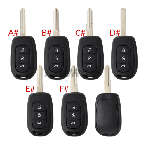 For Renual 3 button remote key  blank without logo, please choose the key blade
