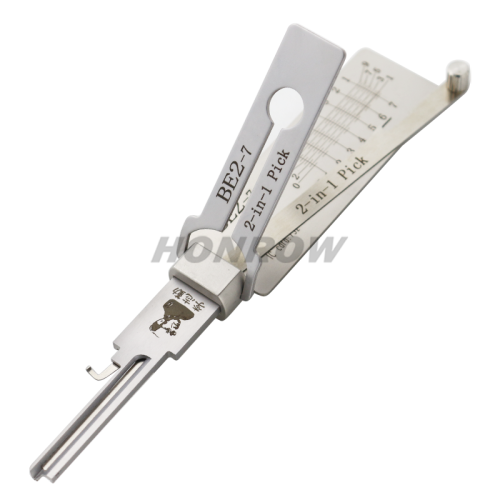 Original LISHI BE2-7 2in1 Tool  2 In 1 Door Locks Lock Pick Lock Smith Tool
