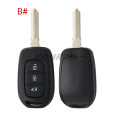For Renual 3 button remote key  blank without logo, please choose the key blade