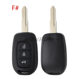 For Renual 3 button remote key  blank without logo, please choose the key blade
