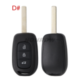 For Renual 3 button remote key  blank without logo, please choose the key blade