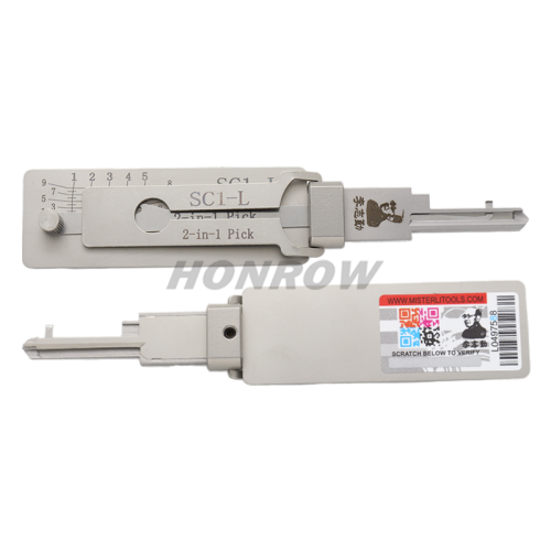 Original LISHI SC1-L 2in1 Tool  2 In 1 Door Locks Lock Pick Lock Smith Tool