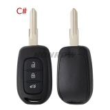 For Renual 3 button remote key  blank without logo, please choose the key blade