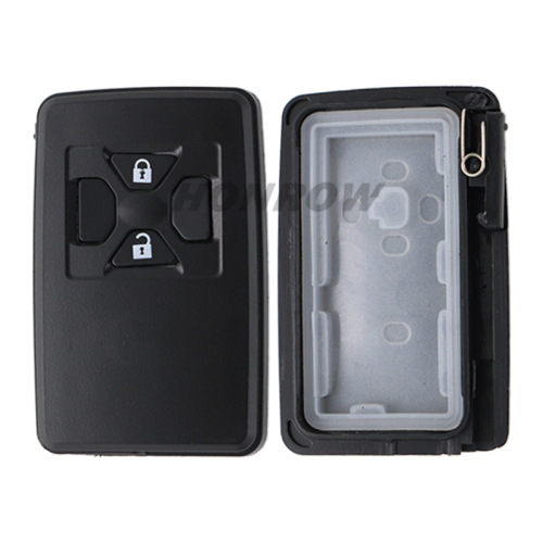 For Toyota 3 button remote key shell , the blade with two side groove (black)