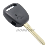 For Toyota 1 button remote key blank with   light hole A# TOY43 blade B# TOY48 blade C# TOY41 blade