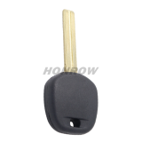 For Toyota transponder key blank without logo ,the chip slot is at the bottom of the key.