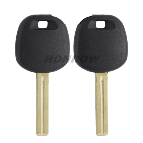 For GTL Toyota transponder key blank ,the chip slot is on the top of the key.  A# TOY48 Blade B# TOY40 Blade C# TOY43 Blade D# TOY51 Blade E# TOY43R Blade