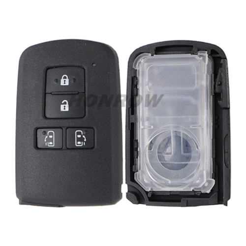 For Toyota 4 button remote key shell ,the button is square