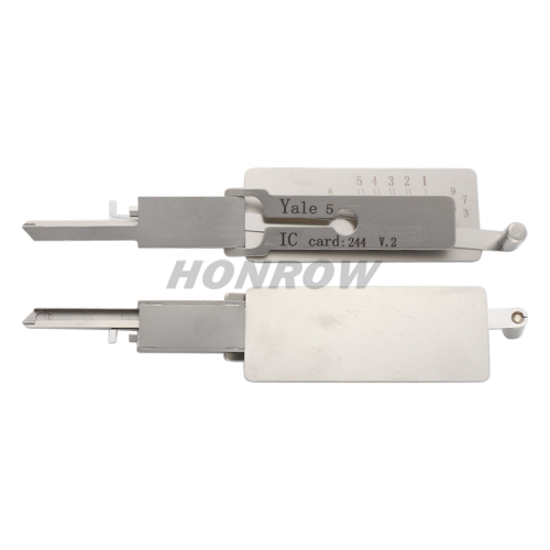 Tools Yale-5 (5-Pin) 2 in 1 Pick for Yale Door Locks for Residential 2 in 1 tool