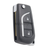 For Toyota 2/3/2+1/3+1 button flip remote key blank withToy48 Blade