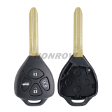 For Toyota Carola 2/2+1/3/3+1/4/button Remote key blank without logo ,please choose the button.