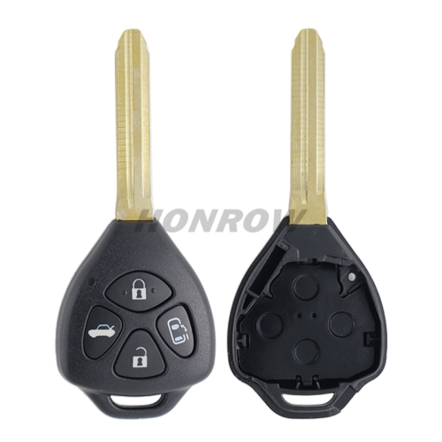 For Toyota Carola 2/2+1/3/3+1/4/button Remote key blank without logo ,please choose the button.