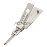 Original Lishi SC20 2 in 1 decoder tool 2IN1 PICK FOR SCHLAGE L MASTER KEYWAY,Residential 2 in 1 tool