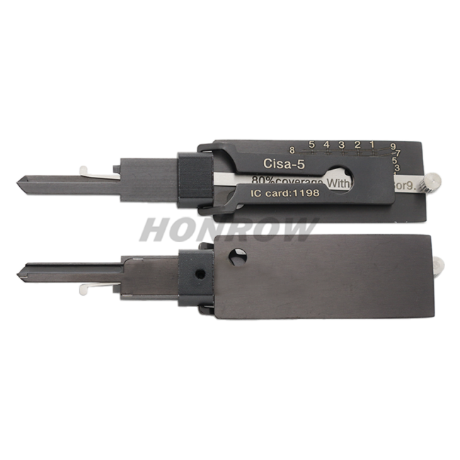 Tools Cisa-5 (5-Pin) 2 in 1 Pick for Cisa Door Locks For Instacode Database CISA 1198 Residential 2 in 1 tool