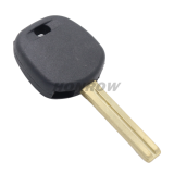 For Toyota transponder key blank without logo ,the chip slot is at the bottom of the key.