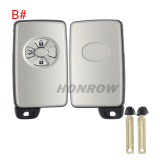 For Toyota 2/3/3+1 button remote key blank with key blade
