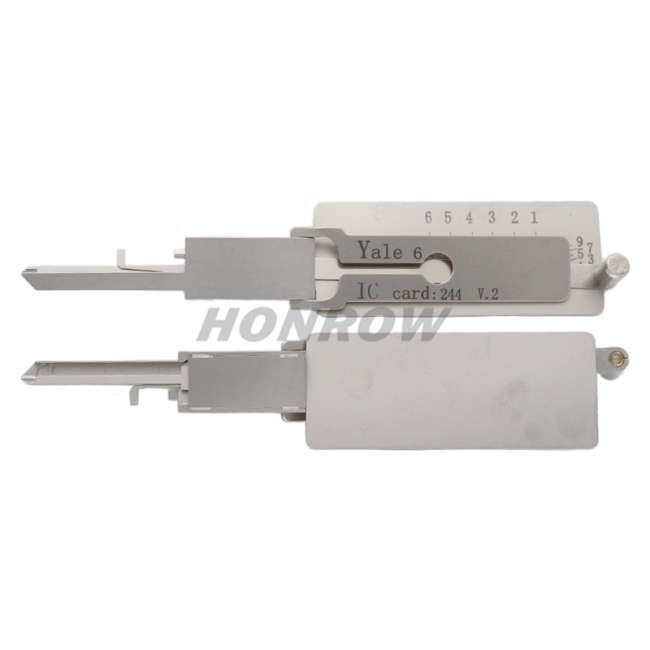 Tools Yale-6 (6-Pin) 2 in 1 Pick for Yale Door Locks for Residential 2 in 1 tool