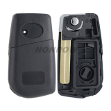 For Toyota 2/3/2+1/3+1 button flip remote key blank withToy48 Blade