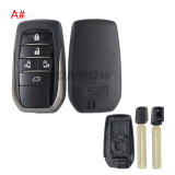 For Toyota 5/6 button remote key blank