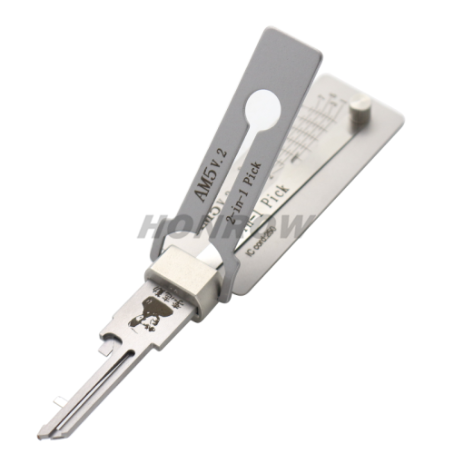 Original AM5 Lishi 2 In 1 Comb Lock Pick Professional Lockpick Set Locksmith Tools
